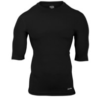 Eastbay EVAPOR Half Sleeve Compression Top - Men's - All Black / Black