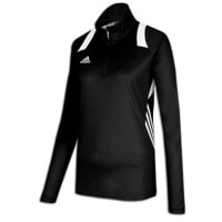 adidas Team Climalite Game Day 1/4 Zip - Women's - Black / White