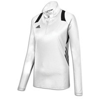 adidas Team Climalite Game Day 1/4 Zip - Women's - White / Black