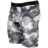 Eastbay EVAPOR 8" Compression Shorts 2.0 - Men's - Grey / White