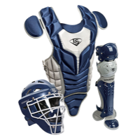 Louisville Slugger Series 5 3-Piece Catcher's Set - Youth - Navy / Grey