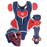 Louisville Slugger Series 5 3-Piece Catcher's Set - Youth - Navy / Red