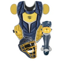 Louisville Slugger Series 5 3-Piece Catcher's Set - Youth - Navy / Gold