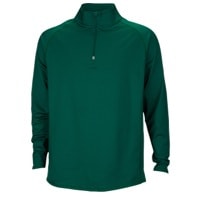 Eastbay EVAPOR Team 1/4 Zip Top - Men's - Dark Green / Dark Green