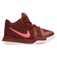 Nike Kyrie 3 - Boys' Toddler - Maroon / Red