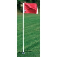 Kwik Goal Official Corner Flags (Set of 4) - White / Red