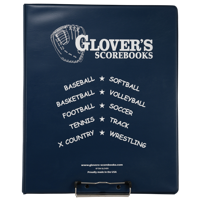 Glover's Scorebook Binder - Navy / White