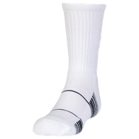 Under Armour Team Crew Socks - Youth - White / Black