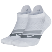 Nike Dri-FIT Cushion No Show Tab - White / Grey