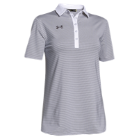 Under Armour Team Clubhouse Polo - Women's - White / Grey