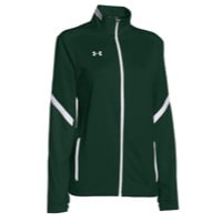 Under Armour Team Qualifier Warm-Up Jacket - Women's - Dark Green / White