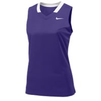 Nike Team Face-Off Sleeveless Game Jersey - Women's - Purple / White