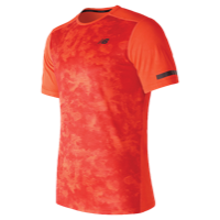 New Balance Max Intensity Short Sleeve T-Shirt - Men's - Orange / Red