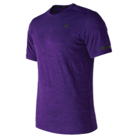 New Balance Max Intensity Short Sleeve T-Shirt - Men's - Purple / Purple