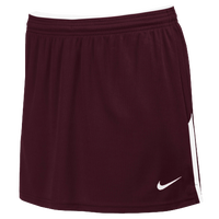 Nike Team Face-Off Kilt - Women's - Maroon / White