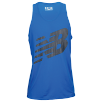 New Balance Accelerate Singlet - Men's - Light Blue / Black