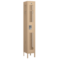 Salsbury Assembled Single Tier Vented Locker - Tan / Tan