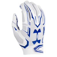 Under Armour F5 Football Gloves - Men's - White / Blue