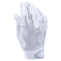 Under Armour F5 Football Gloves - Men's - White / Silver