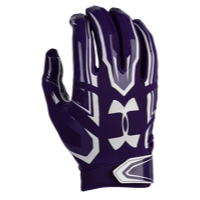 Under Armour F5 Football Gloves - Men's - Purple / White