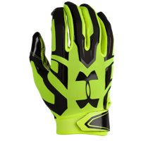 Under Armour F5 Football Gloves - Men's - Light Green / Black