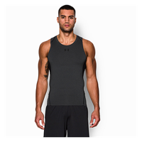 Under Armour HeatGear Armour Compression Tank - Men's - Grey / Black