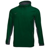 Nike Team Woven 1/4 Zip Jacket - Men's - Dark Green / Grey