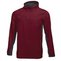 Nike Team Woven 1/4 Zip Jacket - Men's - Red / Grey