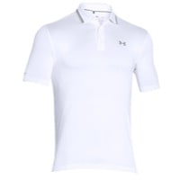 Under Armour coldblack Address Golf Polo - Men's - White / Grey