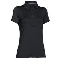 Under Armour Zinger Golf Polo - Women's - All Black / Black