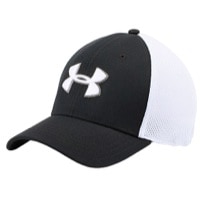 Under Armour Mesh Stretch 2.0 Golf Cap - Men's - Black / White