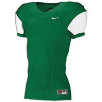 Nike Pro Combat Speed Jersey - Men's - Dark Green / White