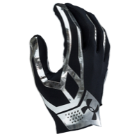 Under Armour Spotlight Football Gloves - Men's - Black / Silver