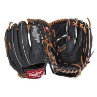 Rawlings Gamer G206-9B 2P-WEB Fielder's Glove - Black / Brown