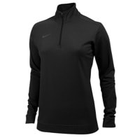 Nike Team Dri-FIT 1/2 Zip - Women's - All Black / Black