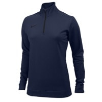 Nike Team Dri-FIT 1/2 Zip - Women's - Navy / Navy