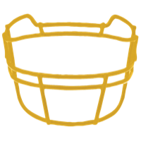 Schutt ROPO-TRAD Vengeance Carbon Steel Facemask - Men's - Gold / Gold