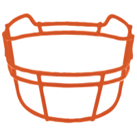 Schutt ROPO-TRAD Vengeance Carbon Steel Facemask - Men's - Orange / Orange