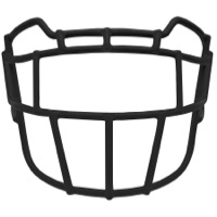 Schutt EGOP-TRAD Vengeance Carbon Steel Facemask - Men's - All Black / Black