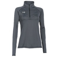 Under Armour Team Tech Stripe 1/4 Zip - Women's - Grey / Grey