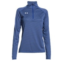 Under Armour Team Tech Stripe 1/4 Zip - Women's - Blue / Blue