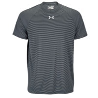 Under Armour Team Stripe Tech S/S Locker T-Shirt - Men's - Black / Grey