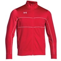 Under Armour Team Rival Knit Warm-Up Jacket - Men's - Red / White