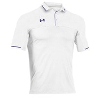 Under Armour Team Podium Polo - Men's - White / Purple