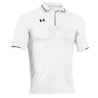 Under Armour Team Podium Polo - Men's - White / Black