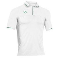 Under Armour Team Podium Polo - Men's - White / Green