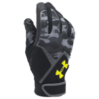 Under Armour Clean-up Culture Batting Gloves - Men's - Black / Grey