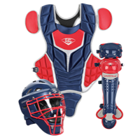 Louisville Slugger Series 5 3-Piece Catcher's Set - Youth - Navy / Red