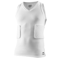 McDavid Hex 3 Pad Tank Shirt - Men's - All White / White