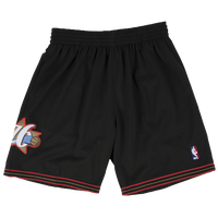 Mitchell & Ness NBA Shorts - Men's - Black / Red